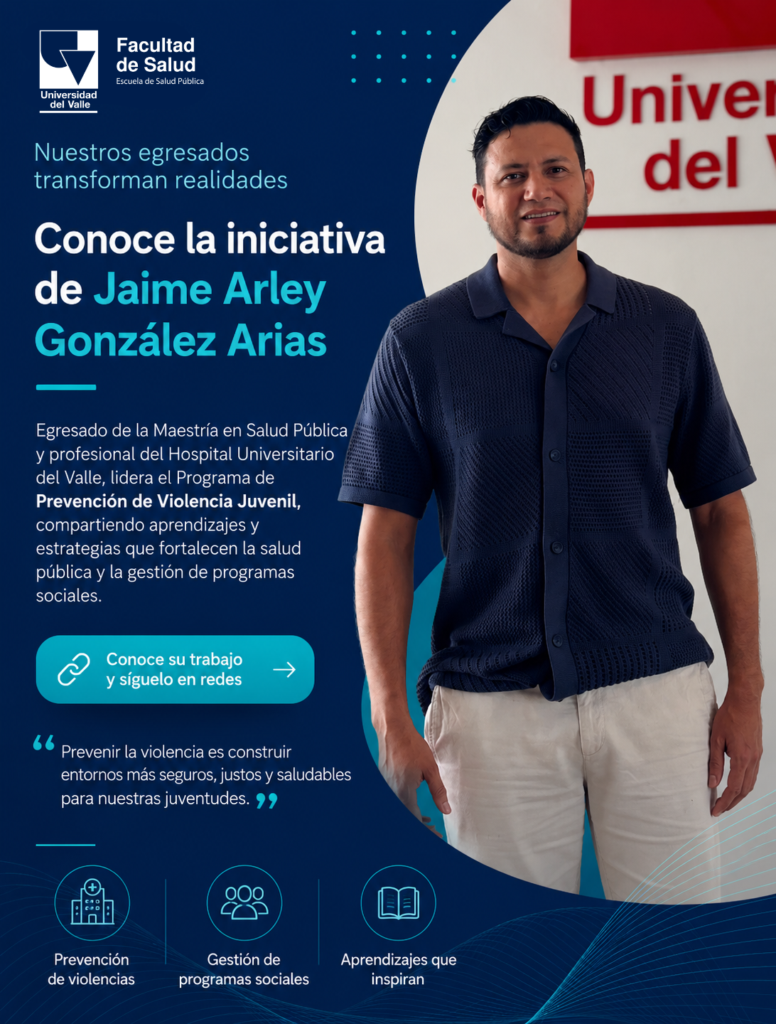 Historia de egresado Arley González