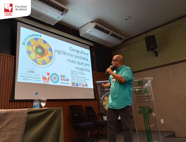 Profesor de la Escuela de Salud P&uacute;blica, ponente en el XI Simposio Nacional de Geograf&iacute;a en Brasil